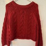 Universal Threads Universal Thread Red Sweater Photo 0