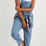 Aerie Railroad Stripe Overalls Photo 0