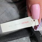 Cacique  Black Sheer Nylon Kimono /Robe with Floral Trim Size 26 NWT Photo 7