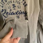 Comfort Wash Grey  Panama City Beach Sweatshirt Size Medium Photo 2