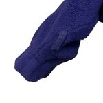 Columbia VTG  Fleece Jacket Womens Large Purple Full Zip Waist Cinch 90s Babydoll Photo 2