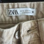 ZARA  High Waisted Khaki Jeans Photo 5