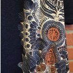 Maeve / Anthropologie Eria Navy Blue Boho Lined Sweater Midi Dress, Size XS Photo 10