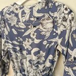 Jaase  Floral jumpsuit wide legs drawstring waist size small Photo 8