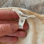 Maurice's Button Down Top Womens Size XXL Beige White Bandana Print Short Sleeve Photo 3