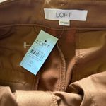 Loft  Petite cargo pants in satin NWT Photo 4