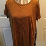 August Silk 2 tone Camel/Black Lg Top Photo 0
