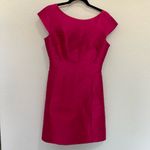 Kate Spade  Backless Mini Dress In Full Bloom Sweetheart Pink Cap Sleeve Size 4 Photo 2