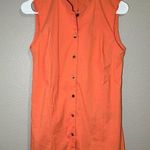 Lafayette 148  sleeveless cotton blend button down top women’s size small 6 Photo 0