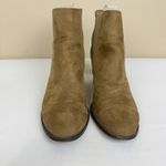 J.Crew  Rory Camel Microsuede Heel Ankle Boots, Size 6.5 Photo 3