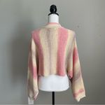 Cloud Ten  | Striped Dolman Sleeve Cropped Knit Sweater Sz M Photo 4