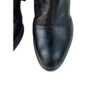 *Vero Cuoio Boots Womens Sz 36 Black Leather Knee High Fold Over Classic Luxury Photo 13