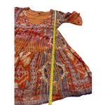 Raga Anthropologie  Golden Sunset Boho Tunic Dress Size S Purple Orange Gold Mini Photo 5