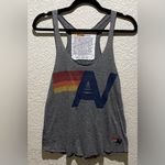Aviator Nation  Logo Tank Top Heather Grey Size S SOLD OUT on Website Photo 1