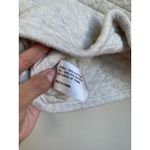 Orvis  Womens Quilted Sweater Heather Pullover Diamond Pattern Mock Neck Cozy XS Photo 8