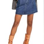 Free People We The Free Womens Skirt Jade Denim Indigo Blue Size 25 OB860525 Photo 0