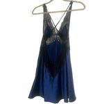 Victoria's Secret ✨ Lace Detail Slip Sz Small Navy Chemises✨ Photo 5