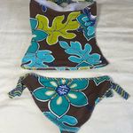 Tommy Bahama ‎ Women’s Floral Bikini - Blue and Green Size Small Photo 3