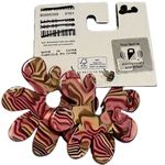 Urban Outfitters  Flower Marble Swirl Pattern Earrings Pink Gold Stud One Size Photo 1