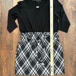 Adrienne Vittadini black and white dress, size XL Photo 6