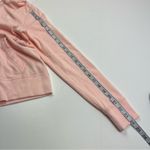 Abercrombie & Fitch Womens SZ Medium Pink Full Zip Hooded Jacket Pockets *FLAWED Photo 12
