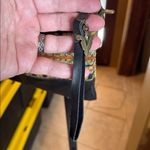 NWOT Vaalbara Colorful Hand Woven Crossbody Clutch with Black Leather Strap 9X9 Photo 5