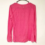 Marc by Marc Jacobs  Size Medium 100% Linen Pink Thin‎ Knit Long Sleeve Top NEW Photo 4