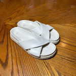 ZARA  Women's Chunky Sandals, Leather Espadrilles Sz 39 Photo 4