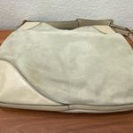 Gucci Vintage Authentic Hasler Horsebit Suede Pale Green/Beige Large Hobo Bag Photo 13