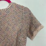 AQUA Popcorn Knit Pink Cropped Top and Skorts Set Size XS Photo 9