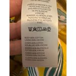 Anthropologie  NWT The Somerset Strapless Maxi Dress Yellow Leaf Print L Photo 8