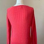 AMBIANCE | Red Orange Cardigan Sweater Sz M Size M Photo 3