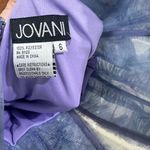 Jovani  50069 Ruffled Sleeveless A-Line Cocktail Dress - Size 6 NWT Blue Photo 7