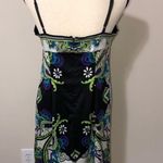 ICE Slip Dress Size 10 Vintage Y2K Party Silky Adjustable Straps Black Purple Photo 3