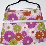 Princess Highway Linen Blend Pink Floral Wrap Mini Skirt Size 16 NWT Photo 6