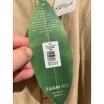 Farm Rio NWT Tan/Khaki Low Waisted Pleated Wide Leg Trouser Pants sz LARGE Photo 5