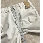 Madewell Curvy Kick Out Crop Jeans Women's T28 White Mid Rise Cotton 5 Pocket Photo 8