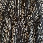 Free People  Rosa black floral strapless romper Photo 5