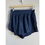 Victoria's Secret  Women's Navy Zebra Pajama Set Size Medium Satin Cami & Shorts Photo 3