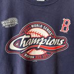 Urban Outfitters 2004 Vintage Y2K Boston Red Sox T Shirt Large L Blue Graphic Tee Photo 14