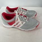 Adidas  Tech Response Soft Spike‎ Golf Shoes in Grey Pink Size 7.5 Photo 2