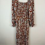 La Ligne x Target | Women's Brown and White Floral Smocked Bodice Size 1X Photo 8