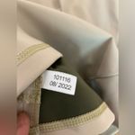 Outdoor Voices  Frost Knit Beige Fitted Quarter Zip Photo 4