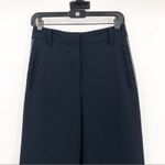 Wilfred Aritzia | Jallade Pant Crepe Ankle Crop Navy Blue Stripe 6 Photo 2