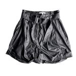 Elizabeth and James Women's Black Paperbag Shorts Size 14 High-Waisted size 32 Photo 1