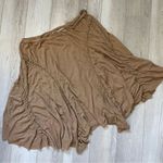 Max Studio  Shirred Bohemian Midi Skirt Brown (Medium) flowy comfy lagenlook Photo 0