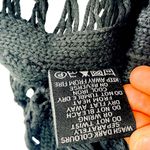 ETHYL TUBULAR YARN 100% COTTON BOAT NECK SWEATER, BLACK SIZE L Size L Photo 7