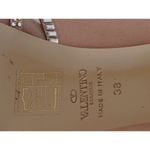 Valentino Garavani Women's Pale Pink Rhinestone-Bow Satin Pump Sz 38 Photo 7