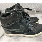 Nike  Air Force Sky High Black Hidden Wedge Shoes Womens Size 9 629746-001 Photo 0