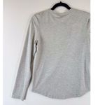 Lululemon Women Shirt Gray Crewneck Long Sleeve Pullover Stretch Athletic Medium Photo 3